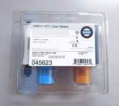 FARGO DTC1500 FULL COLOR YMCKO RIBBON 045623 500 IMAGES