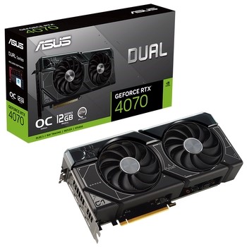 ASUS GEFORCE RTX4070 DUAL-RTX4070-O12G DUAL OC EDITION 12GB GDDR6X 192 BIT EKRAN KARTI