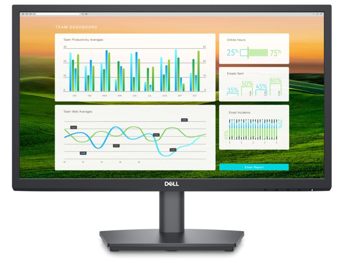 DELL E2222HS E- SERISI, 22 MONITOR, 21,5" 1920X1080, 5MS, VGA, DP, HDMI  LED  MONITOR