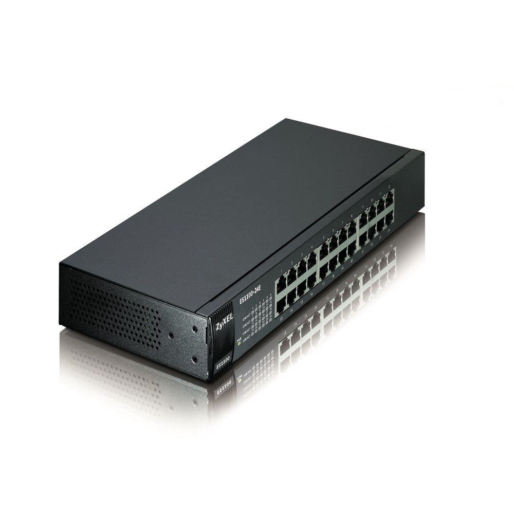 ZYXEL ES1100-24E 24 PORT 10-100 MBPS YONETILEMEZ SWITCH