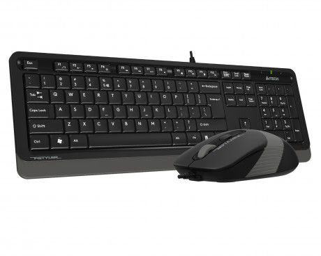 A4 TECH F1010 Q USB GRI TR MM KLAVYE+OPTIK MOUSE