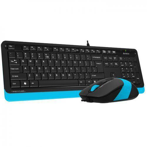 A4-TECH F1010 MAVI USB KLAVYE MOUSE SET - MM