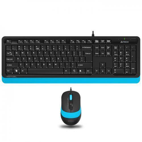 A4-TECH F1010 MAVI USB KLAVYE MOUSE SET - MM