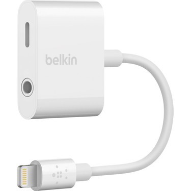 BELKIN F8J212BTWHT LIGHTNING SARJ + 3.5MM SES GIRISI COGALTICI