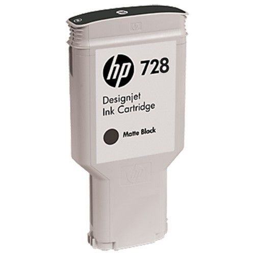 HP F9J68A (728) MAT SIYAH 300 ML GENIS FORMAT MUREKKEP KARTUSU