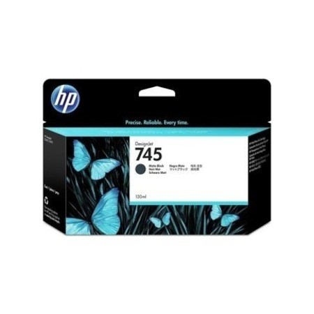 HP 745 MATTE BLACK MAT SIYAH 130ML PLOTTER KARTUSU F9J99A