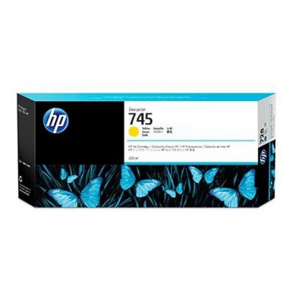 HP F9K02A (745) SARI 300 ML GENIS FORMAT MUREKKEP KARTUSU