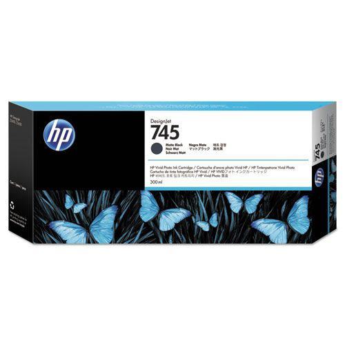 HP F9K05A (745) MAT SIYAH 300 ML GENIS FORMAT MUREKKEP KARTUSU