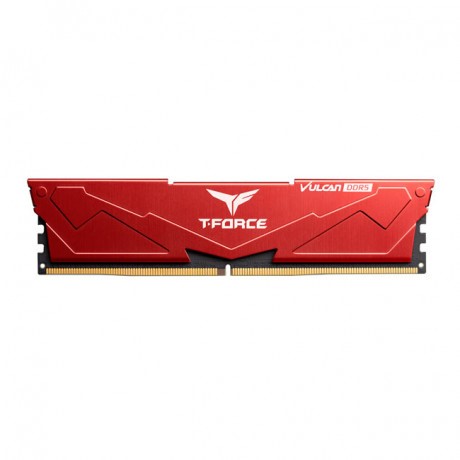 TEAM T-FORCE VULCAN RED 32GB(2X16GB) 6000MHZ DDR5 CL38 GAMING RAM (FLRD532G6000HC38ADC01)