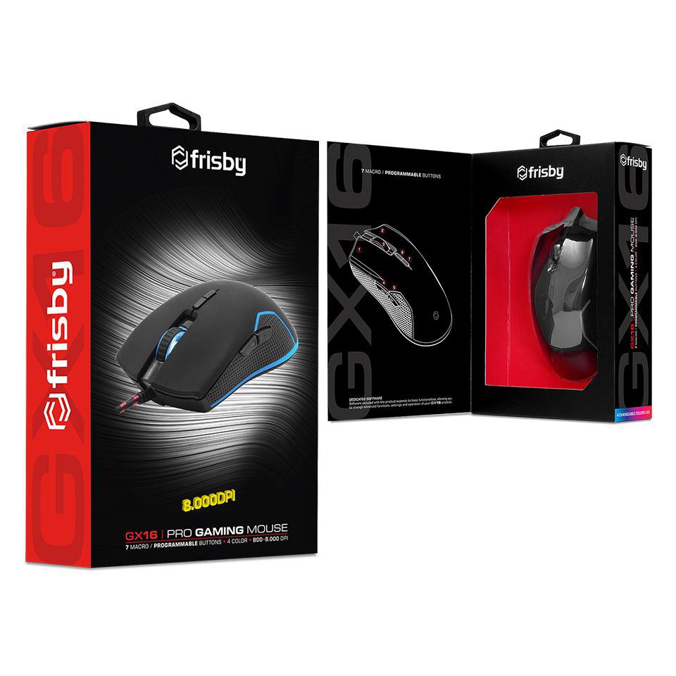 FRISBY FM-G3340K GX16 GAMING KABLOLU MOUSE