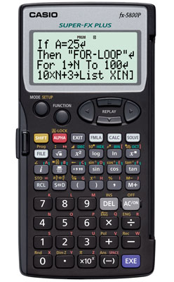 CASIO FX-5800P PROGRAMLANABILIR BILIMSEL FONKSIYONLU HESAP MAKINESI