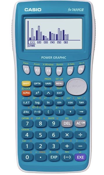 CASIO FX-7400GIII-W-DT GRAFIK CIZEN BILIMSEL HESAP MAKINESI