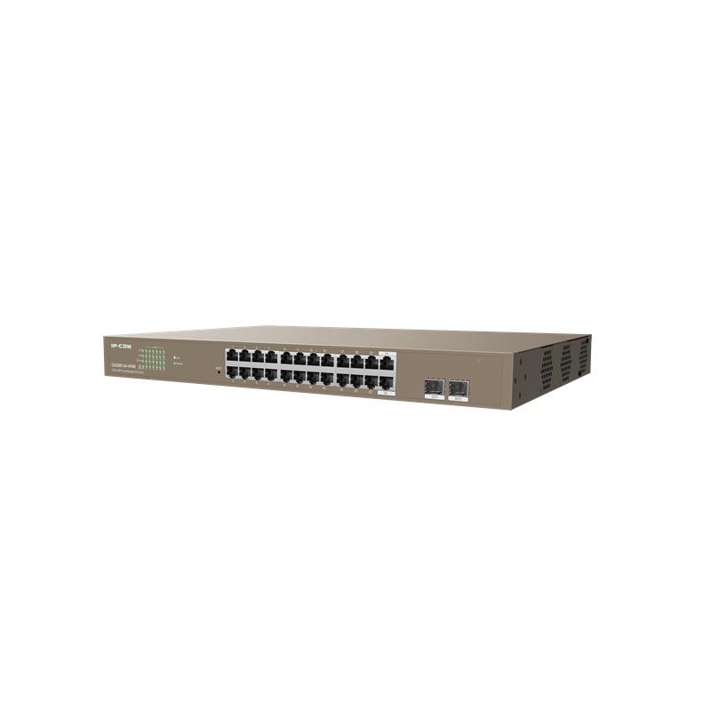 IP-COM G3326P-24-410W 24 PORT GIGABIT+ 2X1GB SFP UPLINK L2 YONETILEBILIR 370W POE RACKMOUNT SWITCH