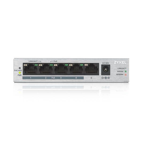 GS-1005HP ZYXEL SWITCH 5 PORT 5POE