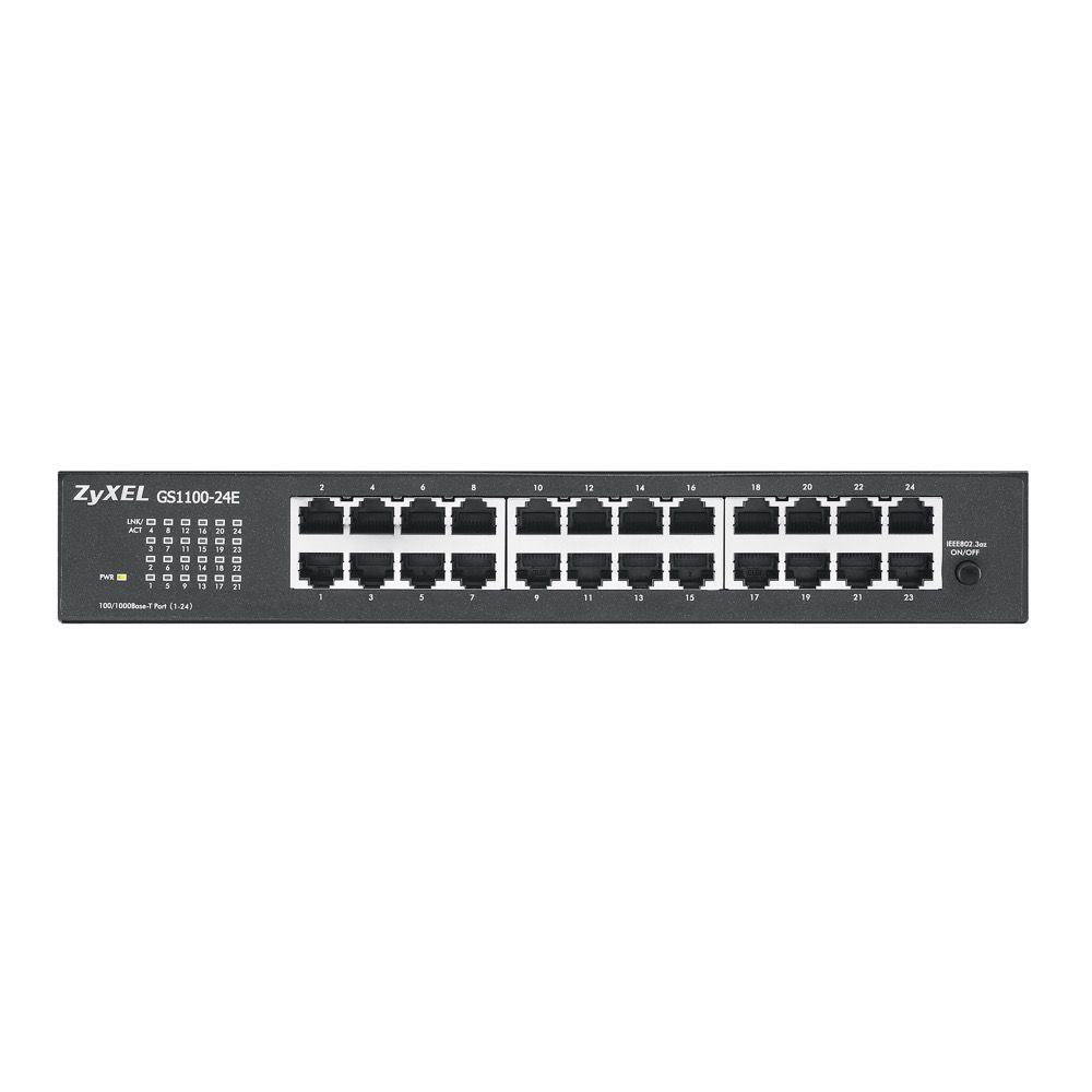 ZYXEL GS1100-24E 24 PORT 10-100-1000 YONETILEMEZ SWITCH