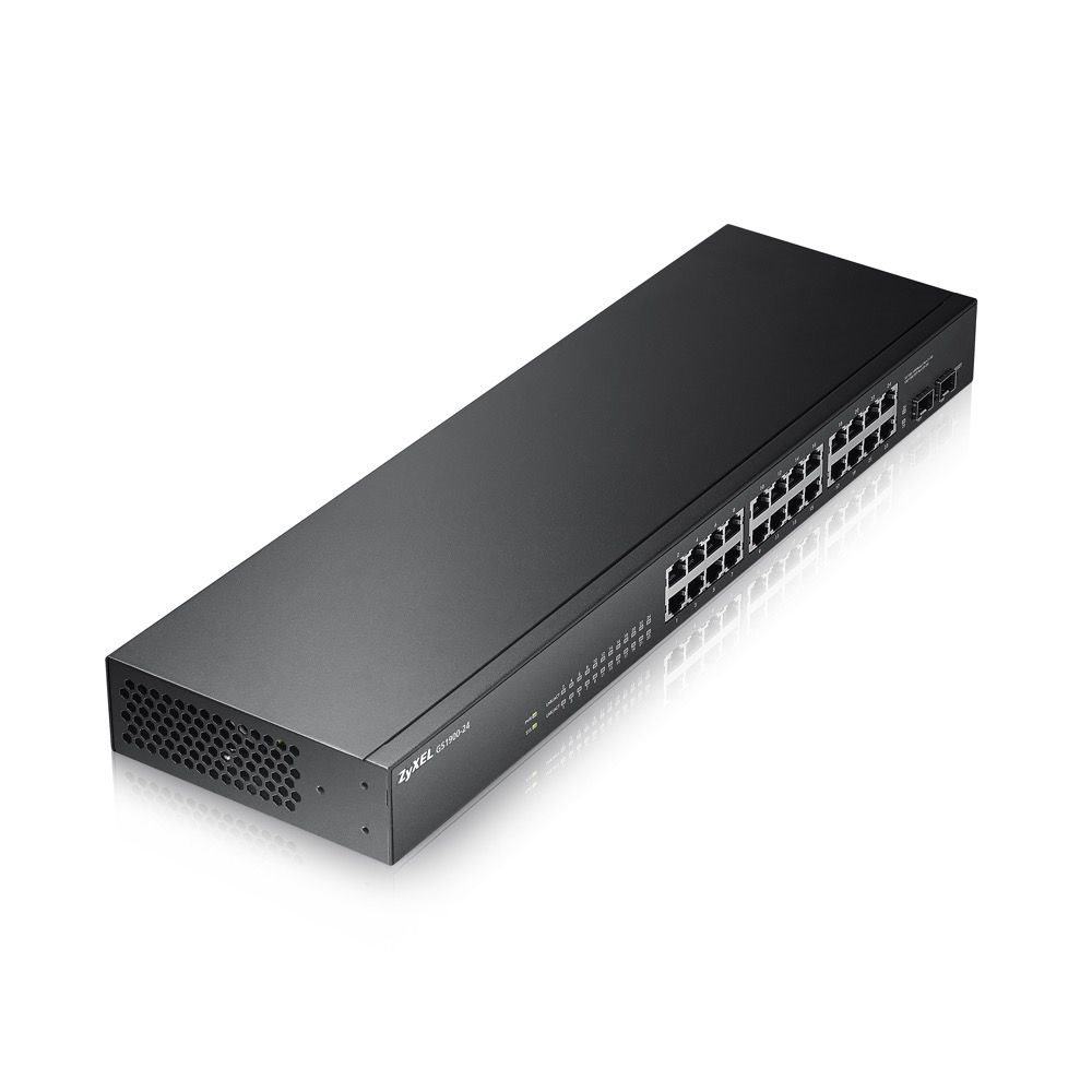 ZYXEL GS1900-24 24 PORT 24X10-100-1000 + 2XDUAL SFP L2 WEB YONETILEBILIR 