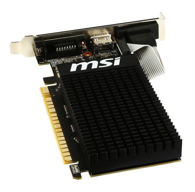 MSI VGA GT 710 2GD3H LP GT710 2GB DDR3 64B DX12 PCIE 3.0 X16 (1XVGA 1X