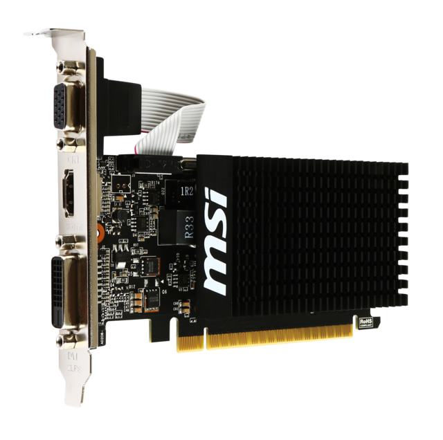 MSI VGA GT 710 2GD3H LP GT710 2GB DDR3 64B DX12 PCIE 3.0 X16 (1XVGA 1X