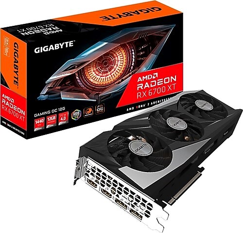 GIGABYTE VGA AMD 12GB GDDR6 RX6700XT GAMING OC GV-R67XTGAMING OC-12GD