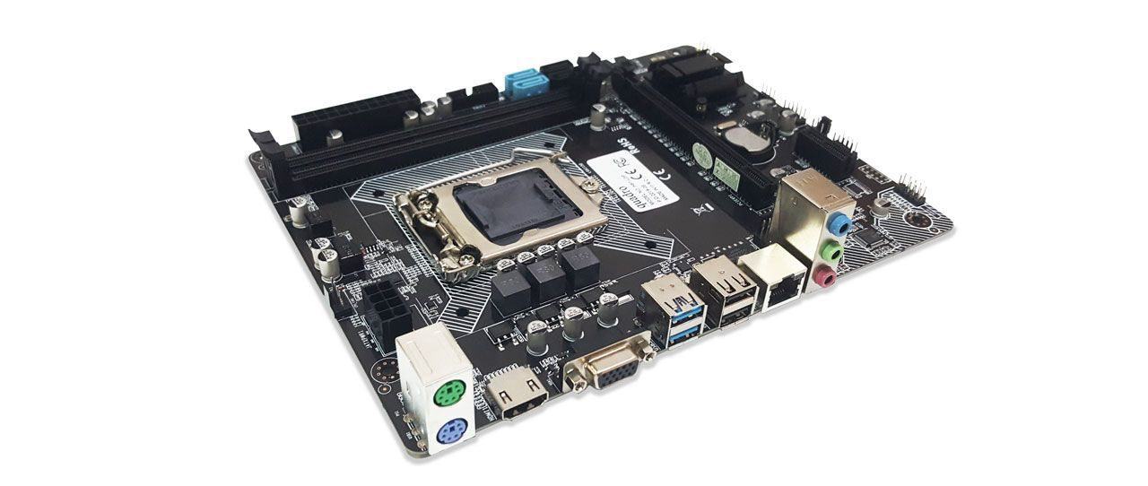 QUADRO H81-A2C INTEL H81 SOKET LGA1150 DDR3 SES GLAN VGA HDMI USB 3.0 ANA