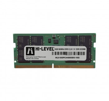 16GB DDR5 5600MHZ SODIMM 1.1V HLV-SOPC44800D5-16G HI-LEVEL