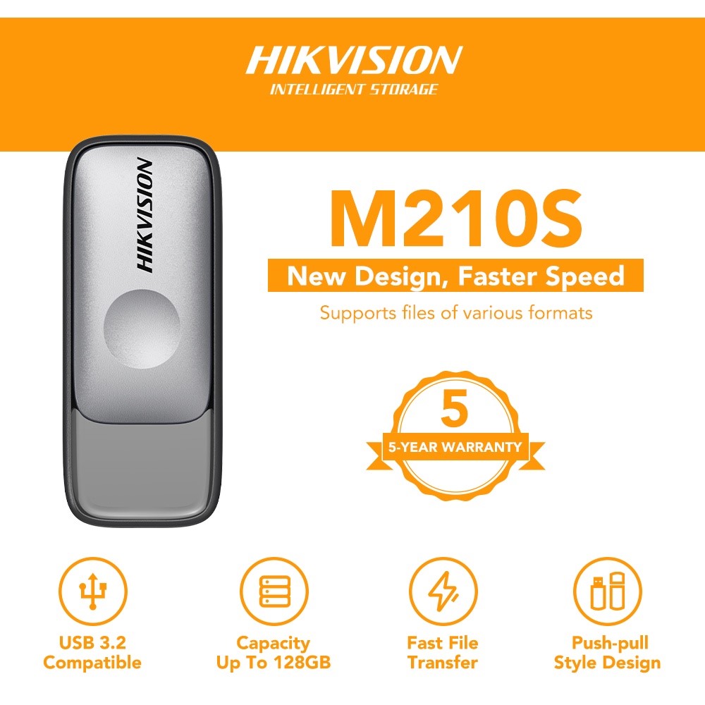 HIKSEMI HARICI DISK USB FLASH USB2.0 32GB M210S GREY HS-USB-M210S/32G