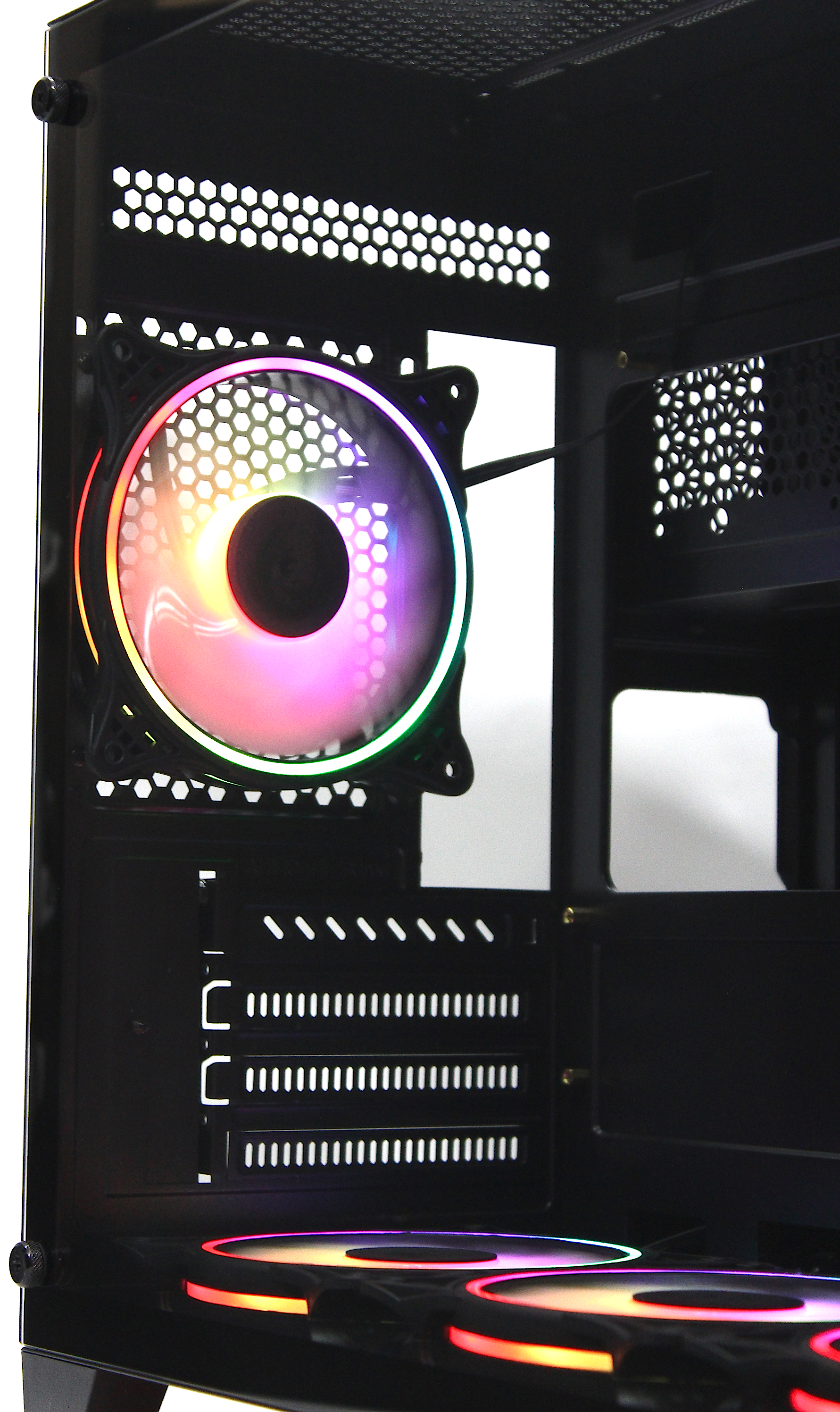 Tİ-GAME PULSEblack 6 RGB FAN BLACK MESH GAMING KASA