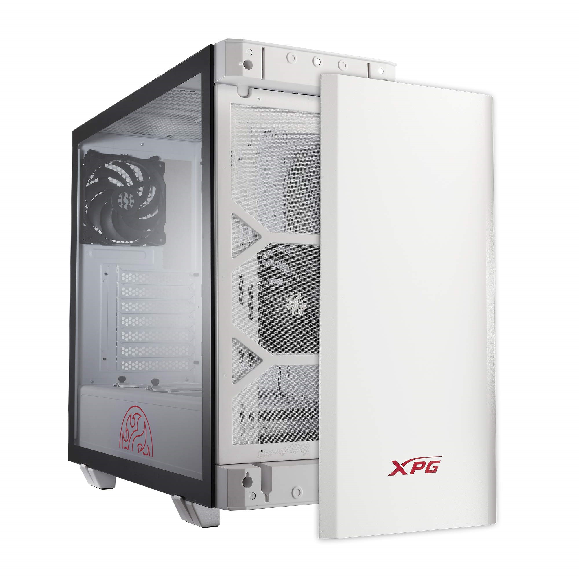 XPG INVADER USB3.0 2x12CM RGB FAN TEMPERLI MID TOWER BEYAZ K