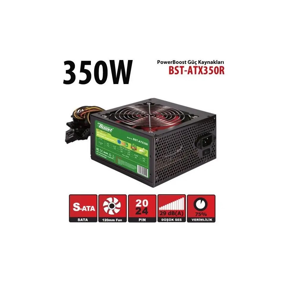 POWERBOOST 350W 12CM FAN GUC KAYNAGI (JPSU-BST-ATX350R)