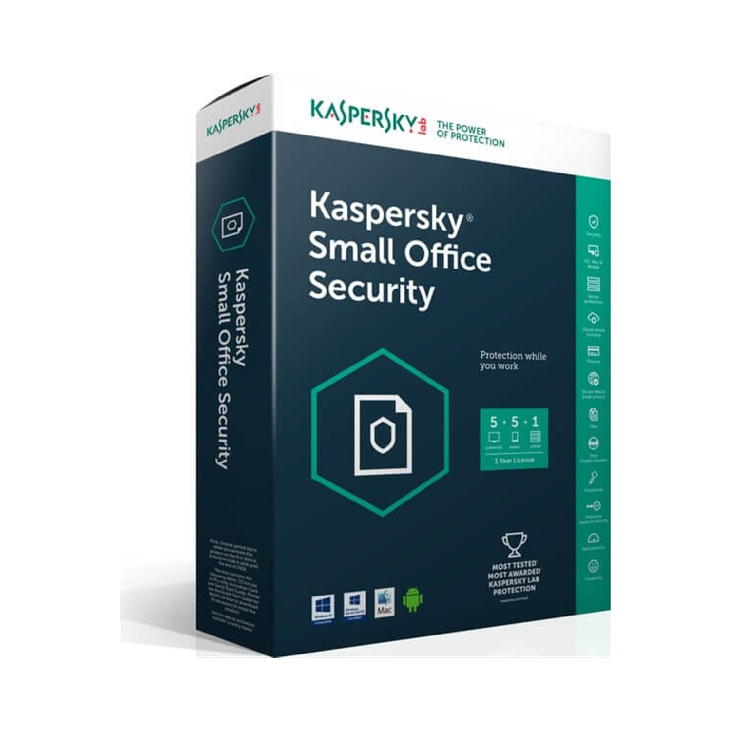 KASPERSKY SMALL OFFICE SECURITY 15PC+15MD+2FS 1 YIL