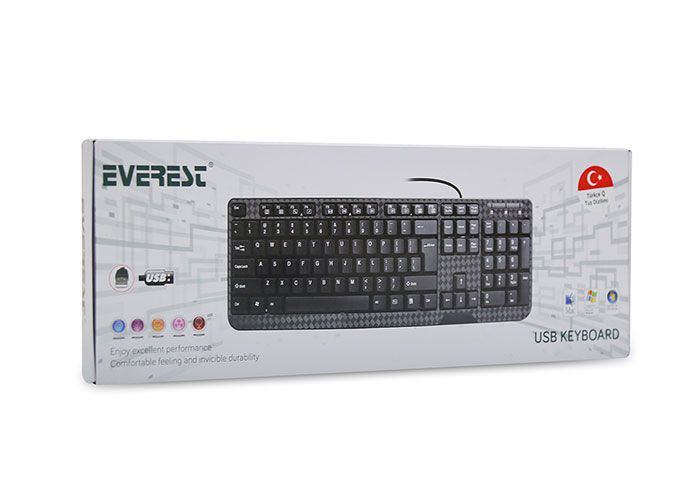 EVEREST KB-871U SIYAH USB STANDART Q KLAVYE