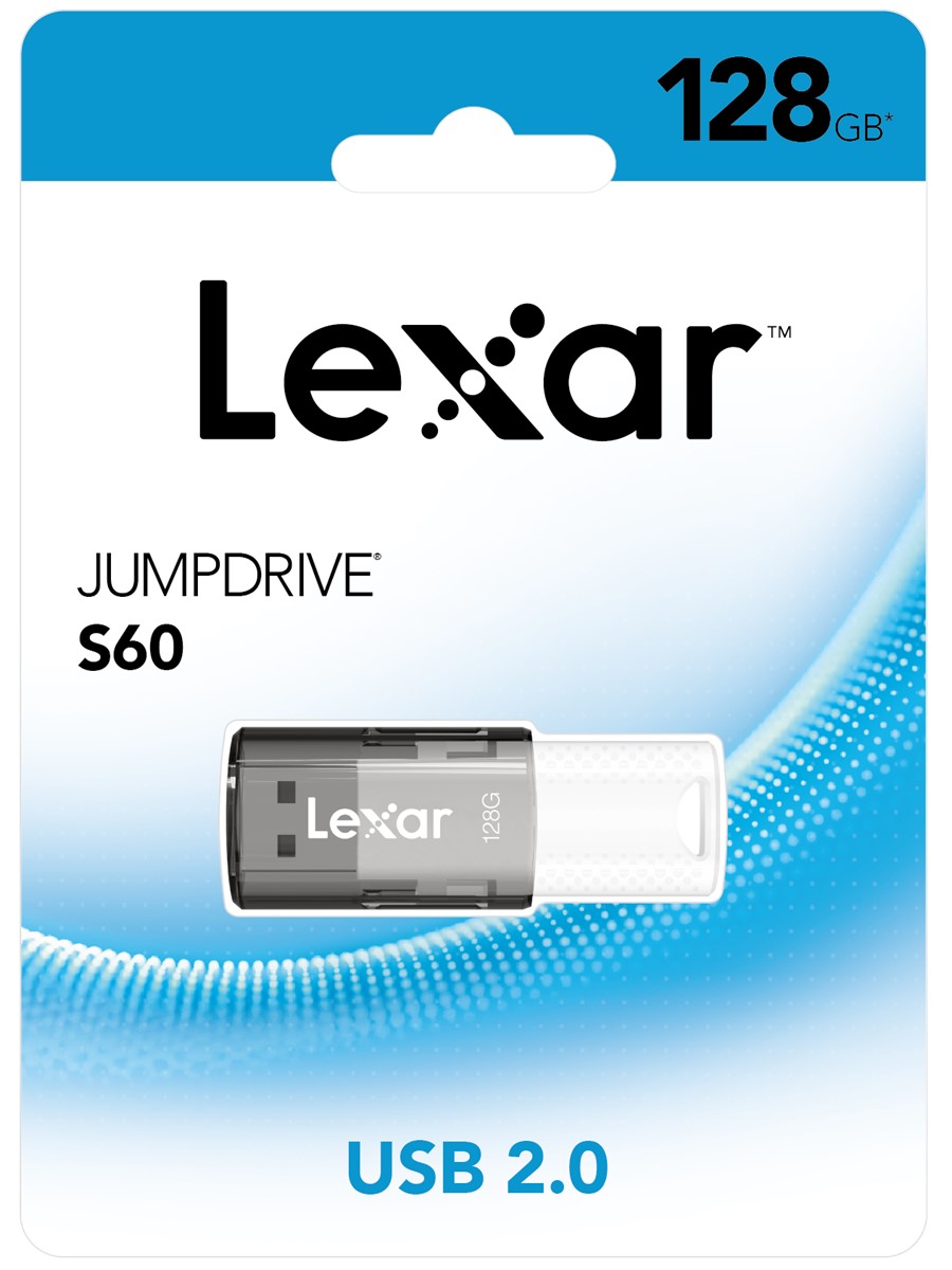 LEXAR 128GB LJDS060128G-BNBNG USB BELLEK JUMPDRIVE S60 USB 2.0 FLASH DRIVE