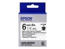 EPSON LK-3TBN CLEAR SIYAH UZERI BEYAZ 9MM 9METRE ETIKET