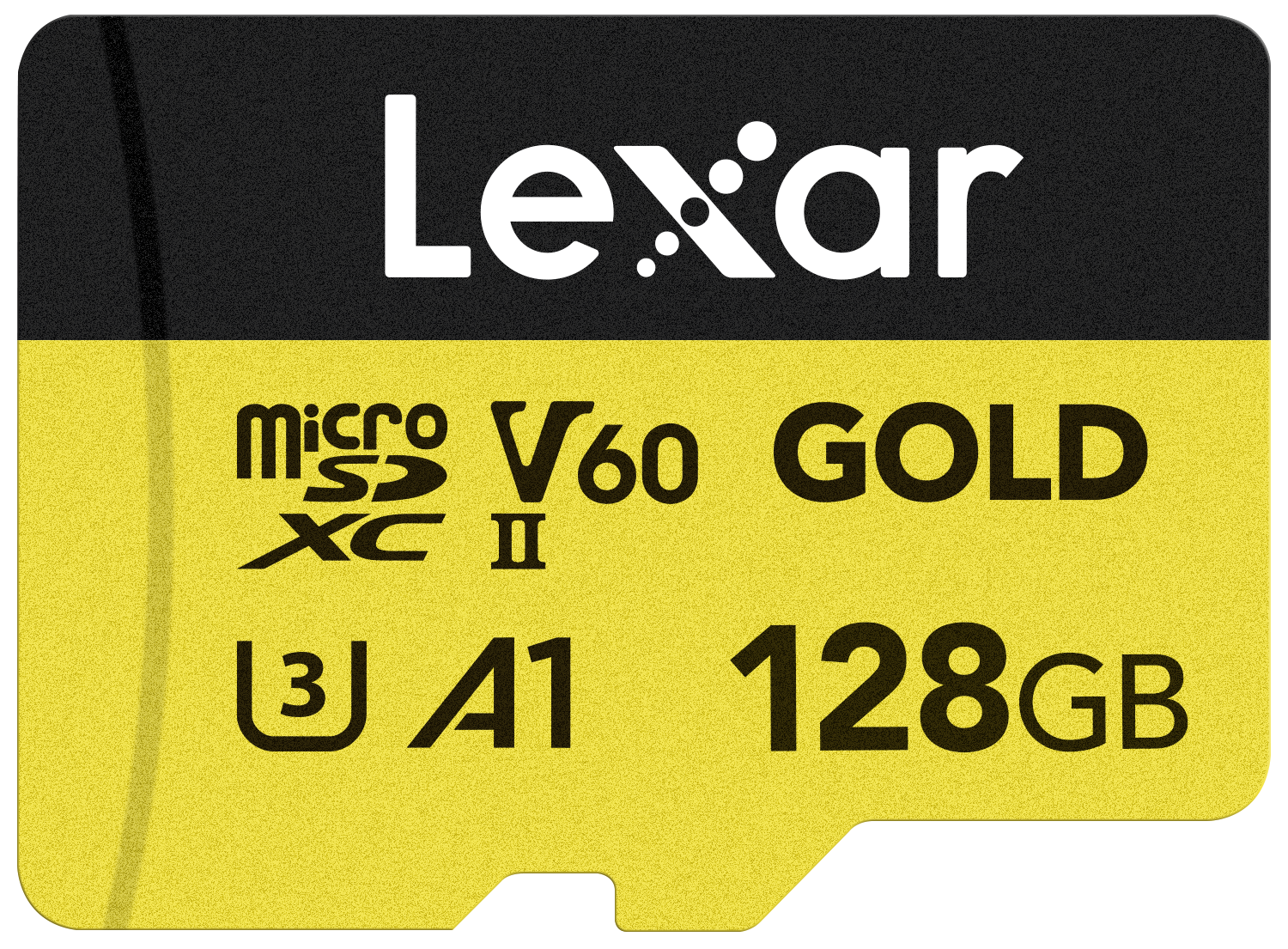 LEXAR 128GB LMSGOLD128G-BNNNG MICROSD GOLD MICROSDXC UHS-II CARDS UP TO 280MB/S READ 100MB/S WRITE C10 A1 V60 U3