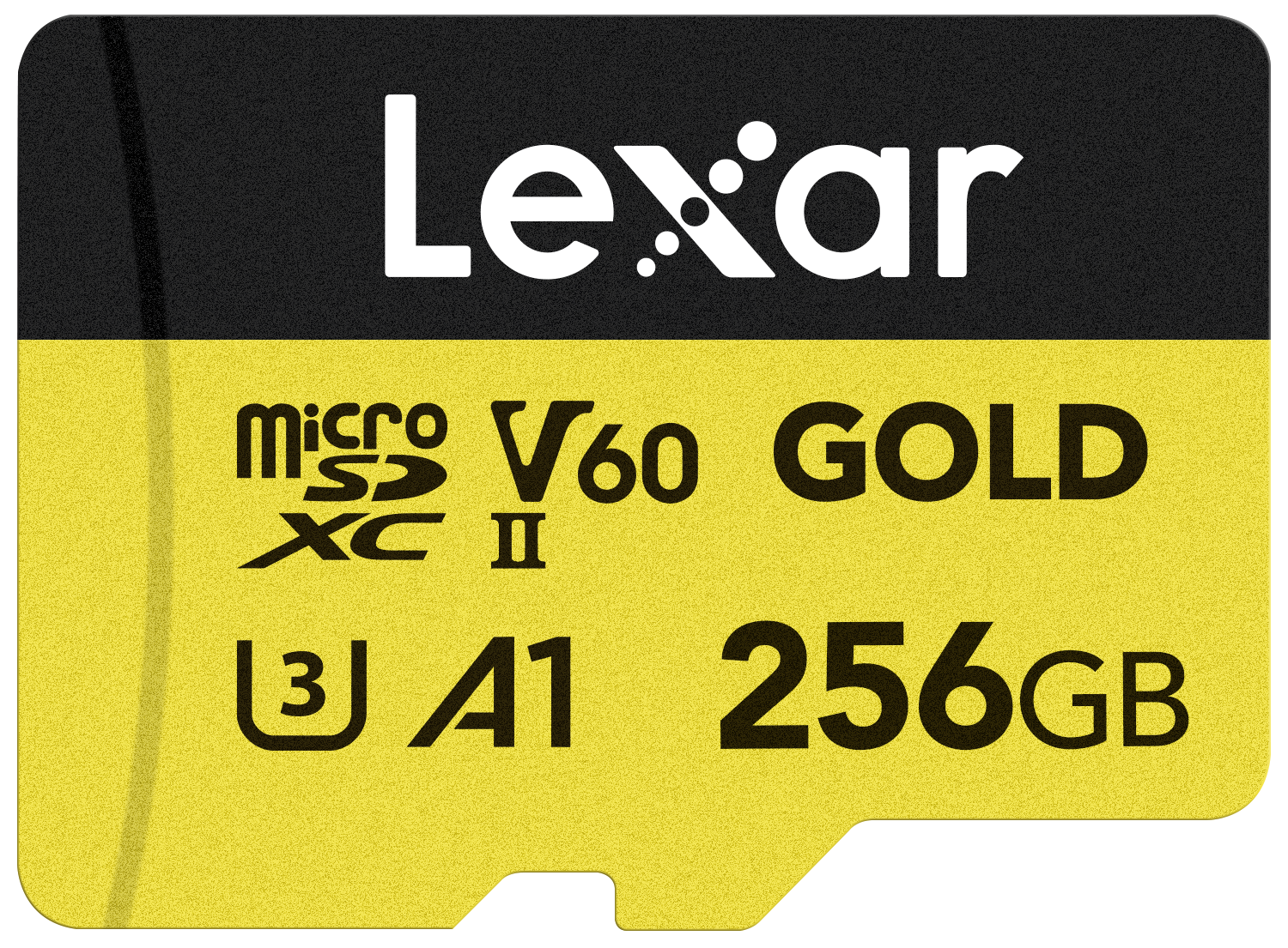 LEXAR 256GB LMSGOLD256G-BNNNG MICROSD GOLD MICROSDXC UHS-IICARDS UP TO 280MB/S READ 180MB/S WRITE C10 A1 V60 U3