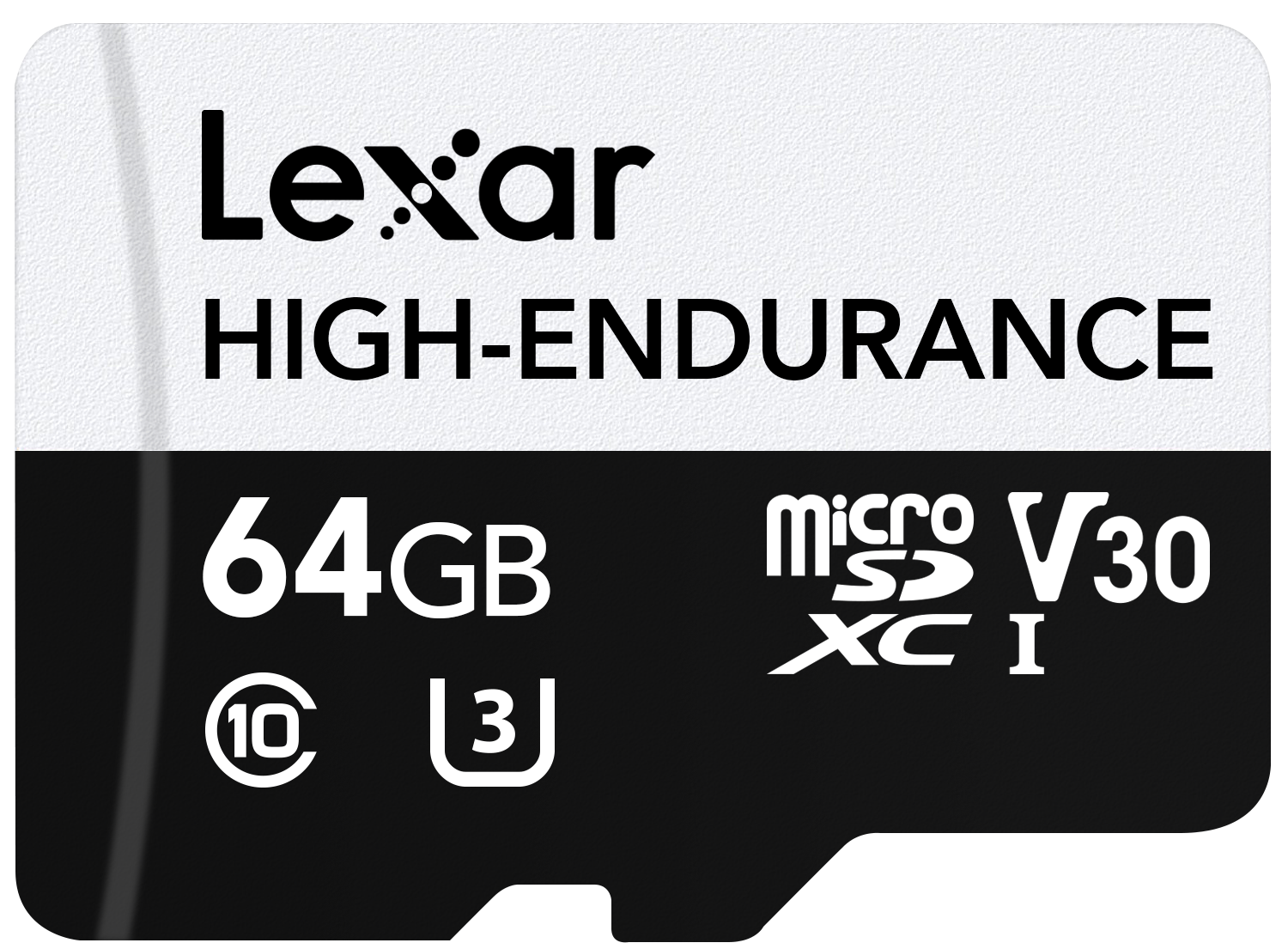 LEXAR 64GB LMSHGED064G-BCNNG MICROSD HIGH-ENDURANCE MİCROSDHC/MICROSDXC UHS-I CARDS UP TO 100MB/S READ 35MB/S WRITE C10 A1 V30 U3