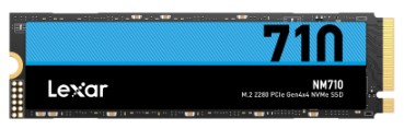 LEXAR SSD NM710X 2TB HIGH SPEED PCIE GEN 4X4 M.2 NVME UP TO 4850 MB/S READ AND 4500 MB/S WRITE LNM710X002T-RNNNG