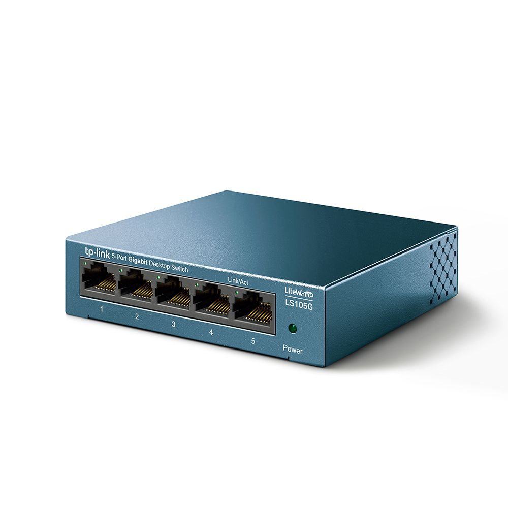 TP-LINK LS105G 5 PORT GIGABIT LITEWAVE SWITCH(CELIK KASA)