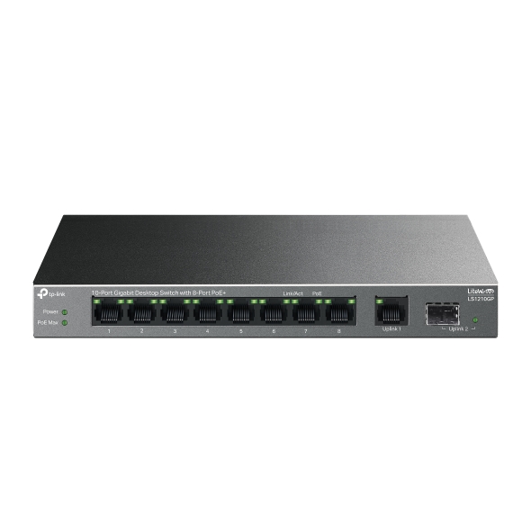 TP-LINK LS1210GP 10 PORT GIGABIT MASAÜSTÜ SWITCH