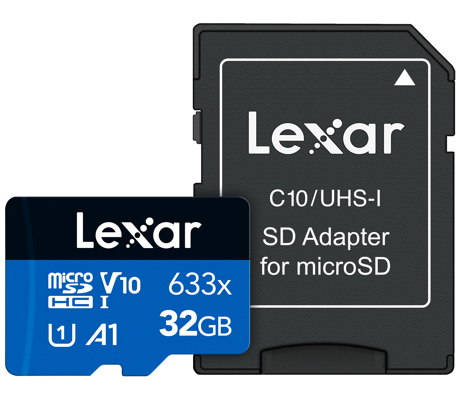 LEXAR 32GB LSDMI32GBB633A 633X MIKRO SDHC UHS-I WITH SD ADAPTER 100MB/S OKUMA 20MB/S YAZMA C10 A1 V10 U1