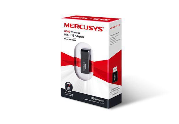 MW300UM TP-LINK MERCUSYS 300MBPS KABLOSUZ USB ADAPTOR