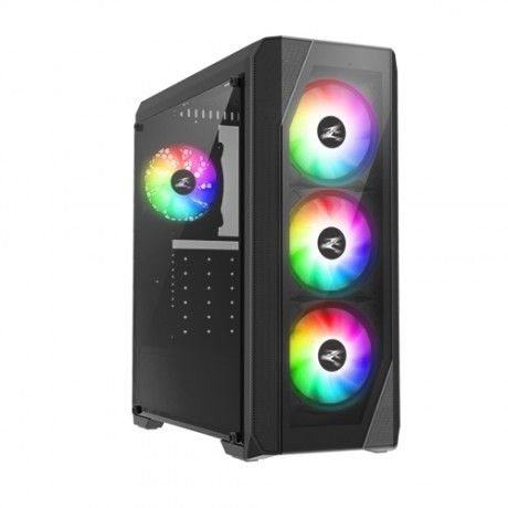 ZALMAN N5TF 600W 4X RGB FAN TEMBERLIATX MIDT KASA