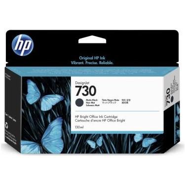 HP P2V65A (730) MAT SIYAH 130 ML GENIS FORMAT MUREKKEP KARTUSU