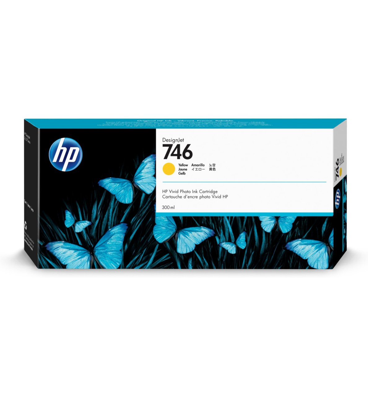 HP P2V79A (746) 300 ML SARI DESIGNJET MÜREKKEP KARTUŞU