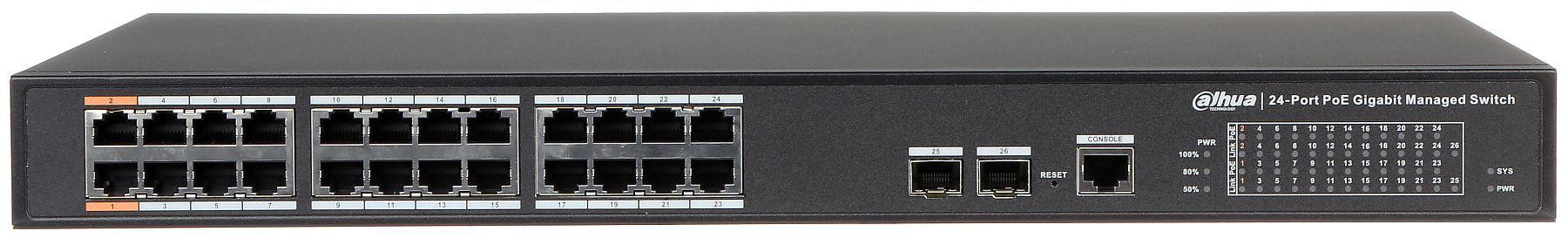 PFS4226-24GT-360 DAHUA 24 PORT 360W POE SWITCH