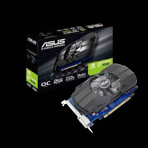 ASUS GEFORCE PH-GT1030-O2G 2GB GDDR5 64BIT 1531MHZ OC 1XDVI 1XHDMI EKRAN 