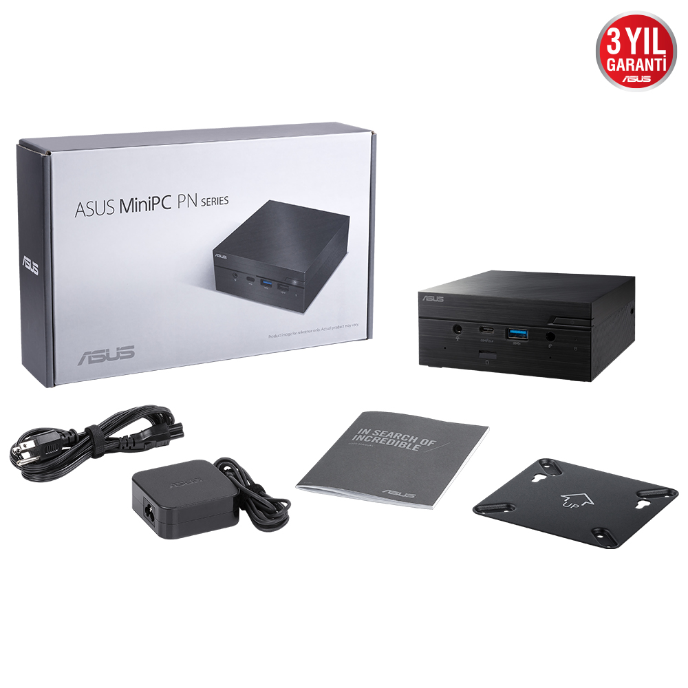 ASUS PN51-S1-B-B3236MV-R3-5300U-Barebone-RAM YOK--DISK YOK--DOS-(KM YOK)-3YIL-HDMI-VGA-VESA