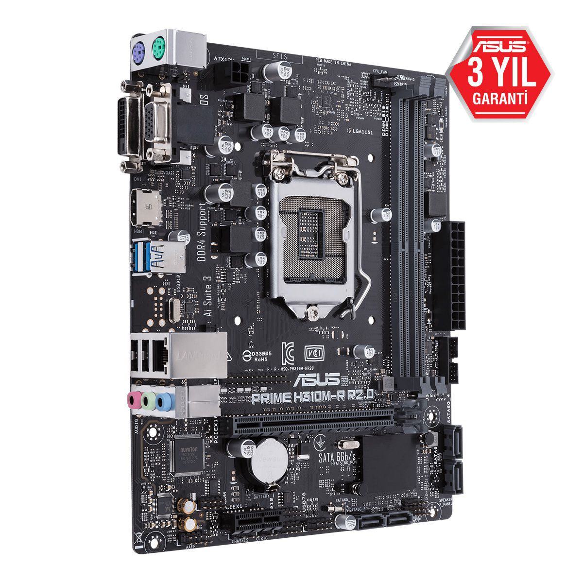 ASUS PRIME H310M-R R2.0 DDR4 2666 MATX 1151P