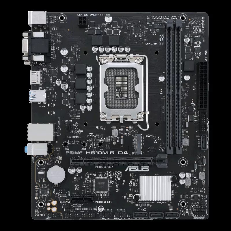 ASUS PRIME H610M-R D4 LGA 1700 3200MHZ MATX ANAKART