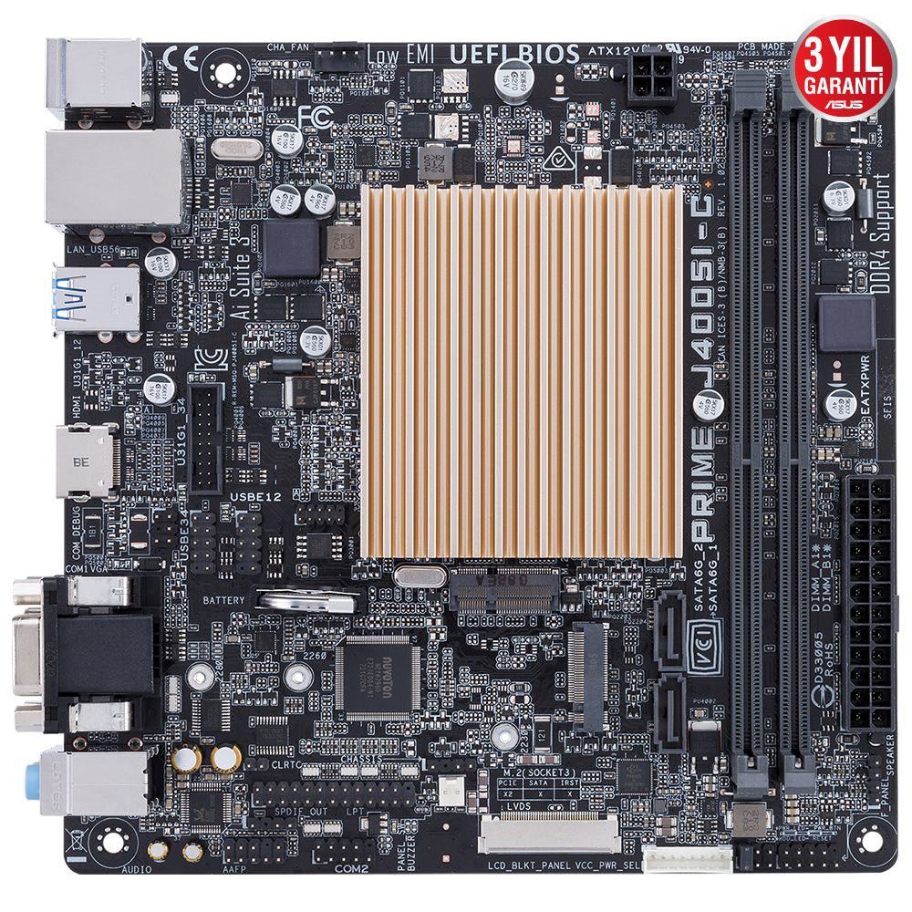 PRIME-J4005I-C ASUS 1151 DDR4 2400MHZ ANAKART